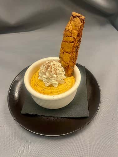 Pumpkin Mousse & Chocolate Biscotti