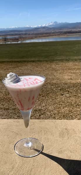 Raspberry White Chocolate Martini