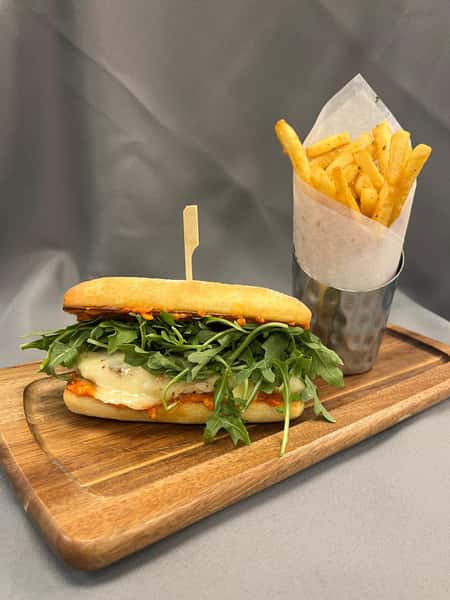 Chicken Romesco Sandwich
