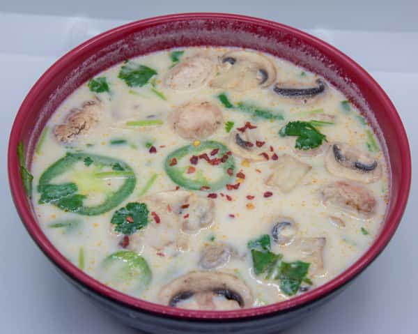 Coconut Hot and Sour Soup