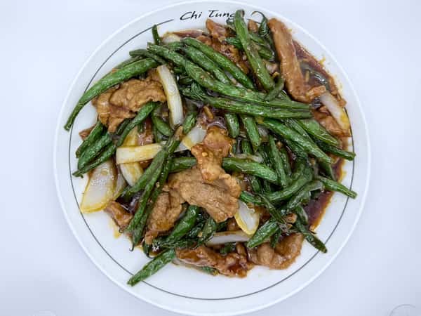 054 Beef with Green Beans