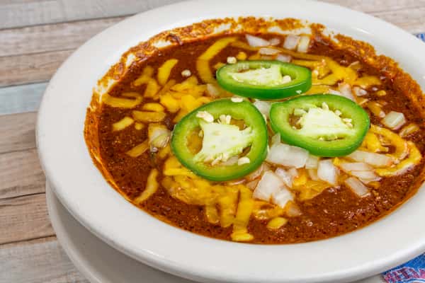 Bowl Brisket Chili Frito Pie