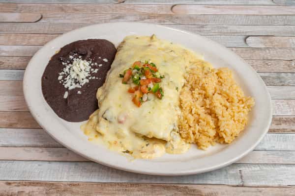 Spinach and Mushroom Enchiladas