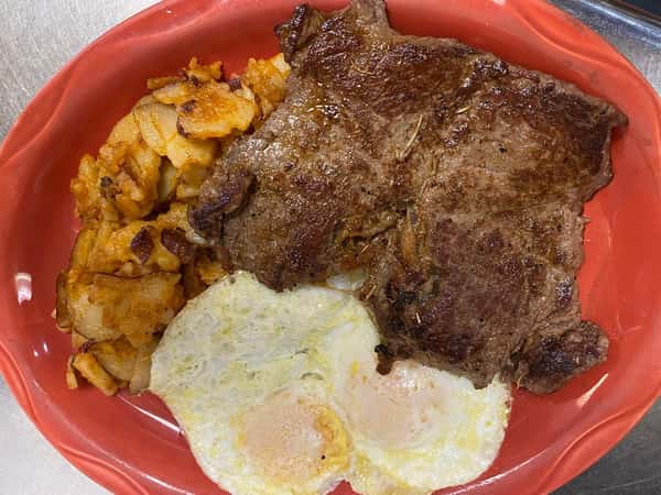 T-Bone Steak & Eggs