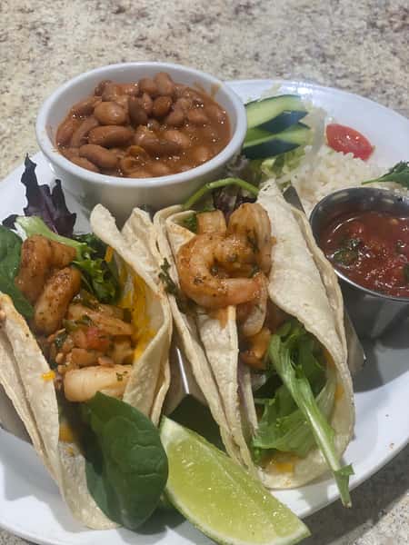 Friday Lunch Special- Shrimp Tacos