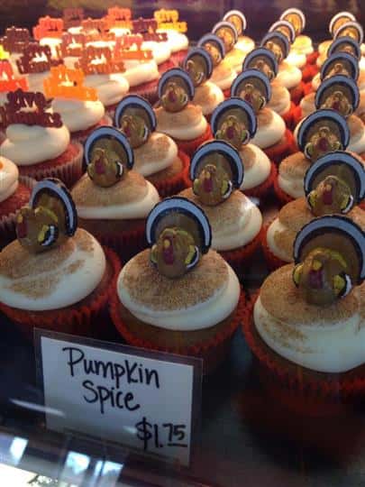 Pumpkin spice cupcakes