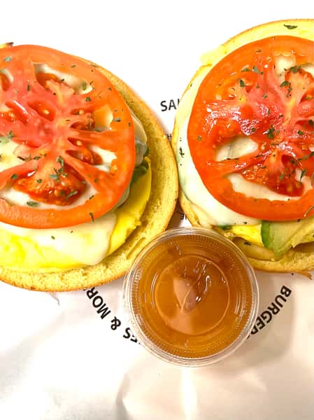 Egg, Jack, Avocado and Tomato Melt