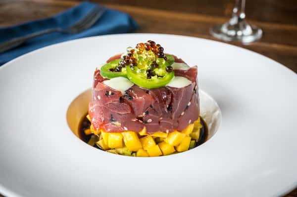 Ahi Tuna Tartare Lunch and Dinner Menu The Pilot House Seafood