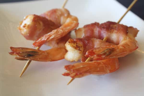 2 Bacon Wrapped Shrimp