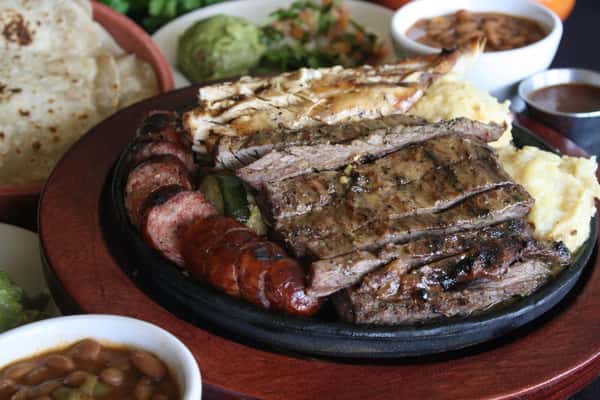 Combo Fajitas for 2 with Jalapeño Sauasage