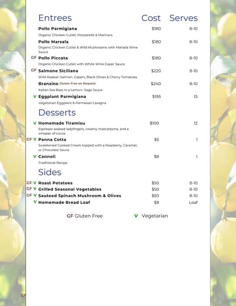 Catering