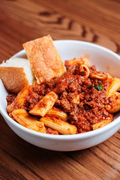 Rigatoni Alla Bolognese