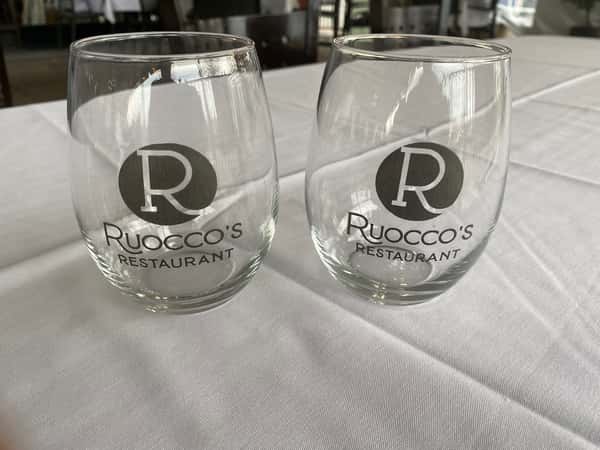 Stemless wine glass