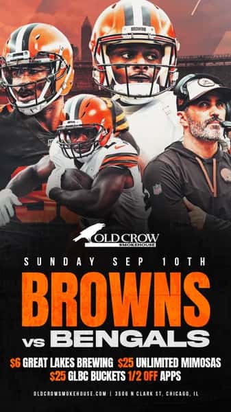 BROWNS vs. Bengals - Old Crow Smokehouse - Barbecue Restaurant
