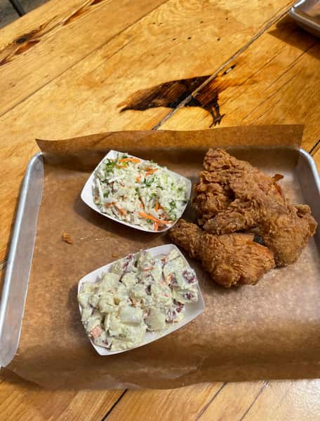 Fried Chicken Food Old Crow Smokehouse Barbecue Restaurant