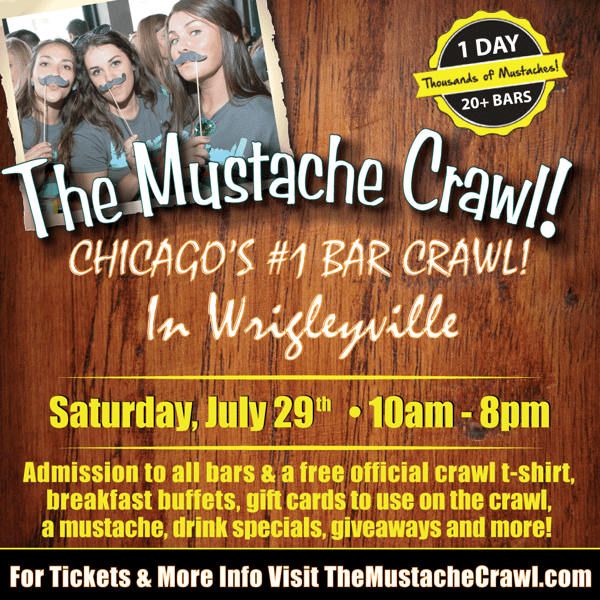 THE MUSTACHE BAR CRAWL Old Crow Smokehouse Barbecue Restaurant