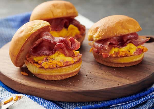 Bacon, Egg and Cheese Slider