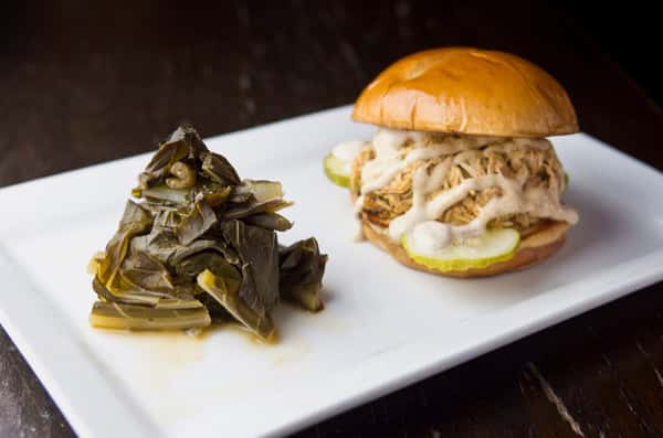 BBQ Pulled Pork or Pulled Chicken Sandwich