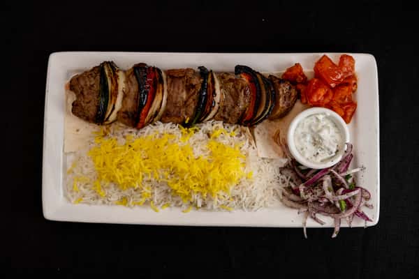 Filet Mignon Shish Kabob Plate +12