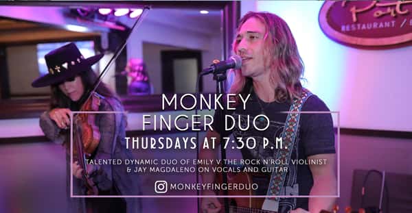 Monkey Finger Duo Live at PortCdM