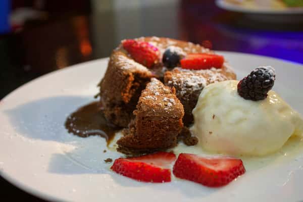 Chocolate Flowing Lava Cake