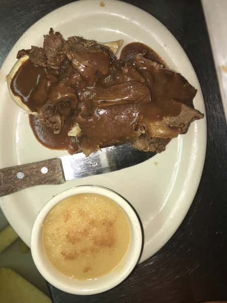 Open-Faced Roast Beef