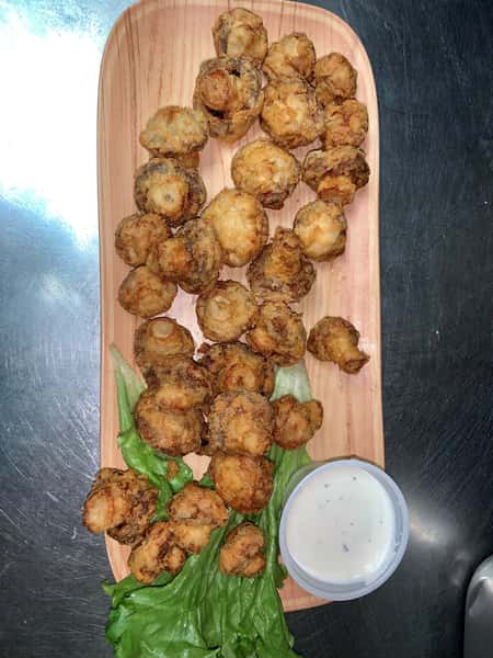 Hand-Breaded Mushrooms