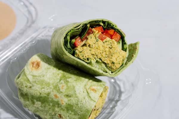Daily Green Chickpea Wrap