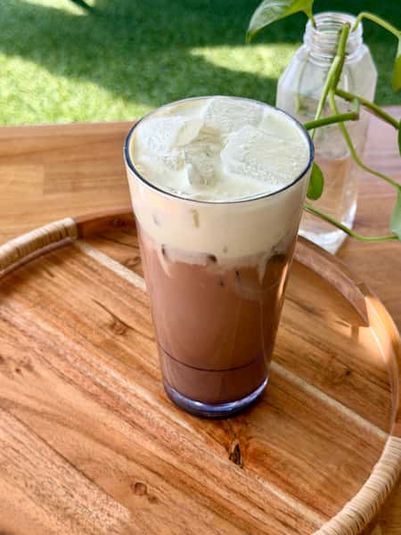 Midnight Pistachio Iced Latte