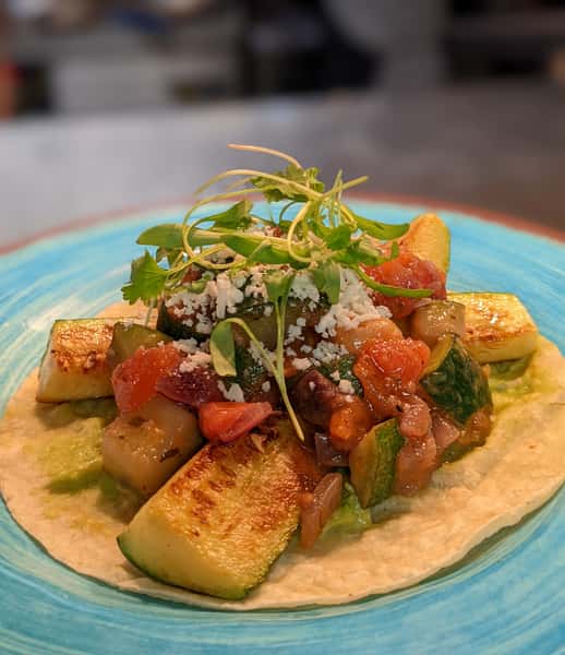 Grilled Zucchini Taco