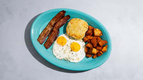 Cantina Two-Egg Breakfast Plate