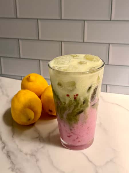 Raspberry Squeeze Matcha