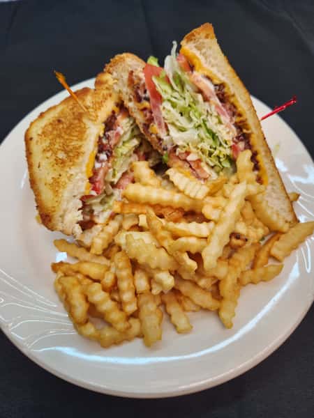 sandwich & fries