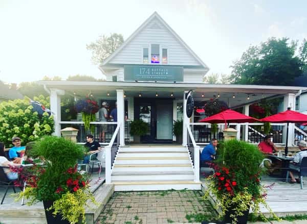 Front of restaurant