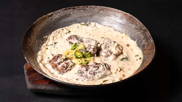Beef Kabab White Karahi
