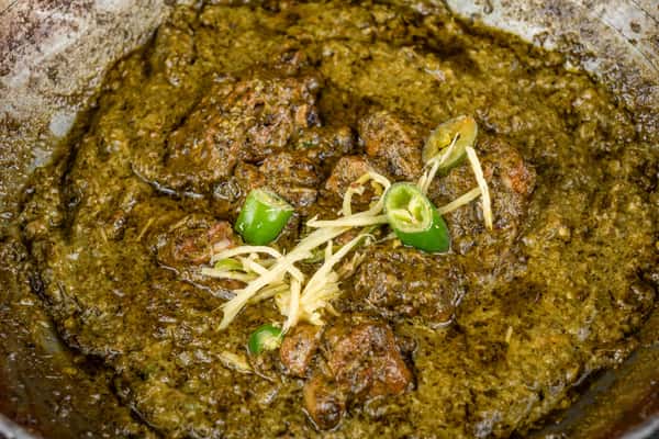 Green Chicken Karahi
