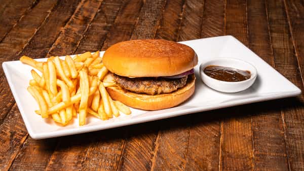 Beef Bun Kabab w/ Fries