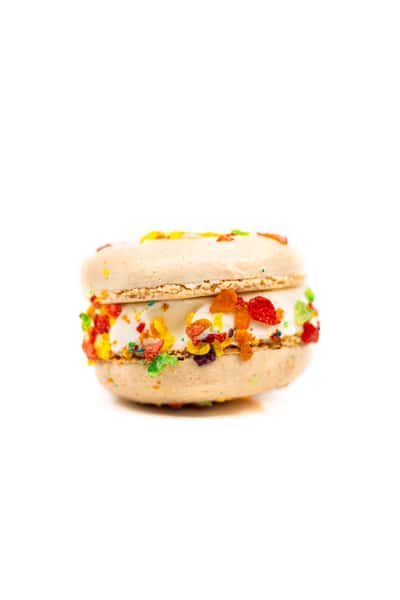 Fruity Cereal Mac Daddy ice cream sandwich