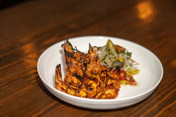 Red Curry Grilled Prawns
