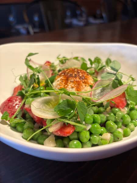 Local Strawberry & English Pea Salad