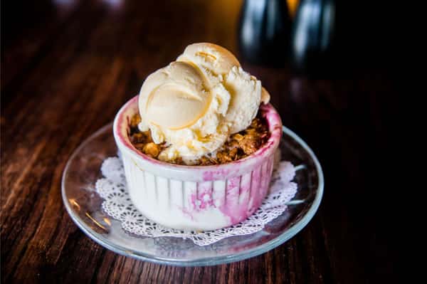 blueberry crisp