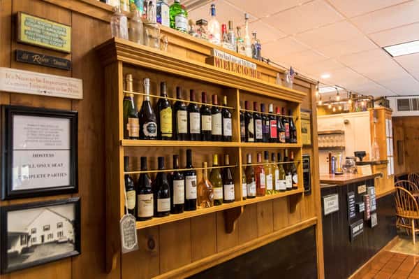 wine bottles