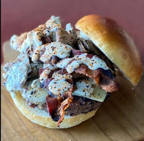 Bierman's Black N Bleu Burger