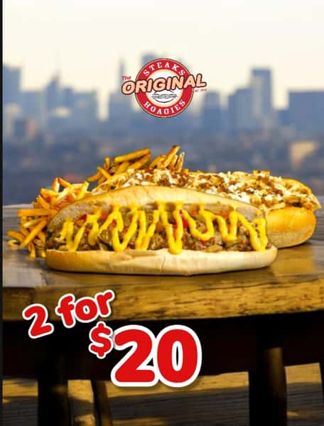 **2 Sandwiches & 2 Fries for $20**