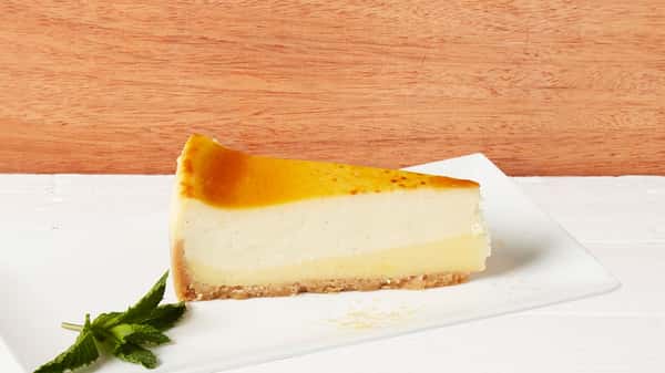Creme Brulee Cheesecake Slice