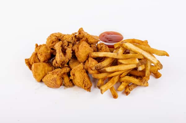 Boneless Wings with Fries