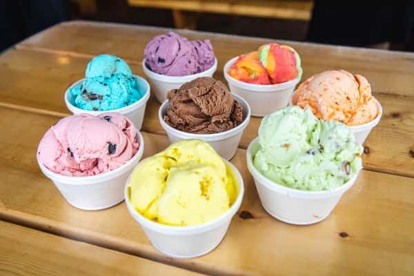 various ice creams