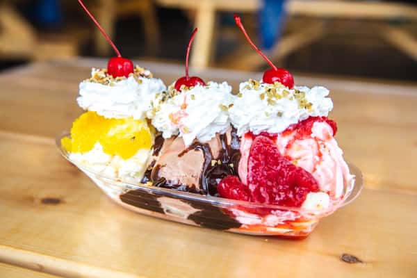 Banana Split Sundae