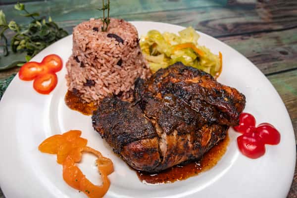 Jerk Chicken with 2 Sides