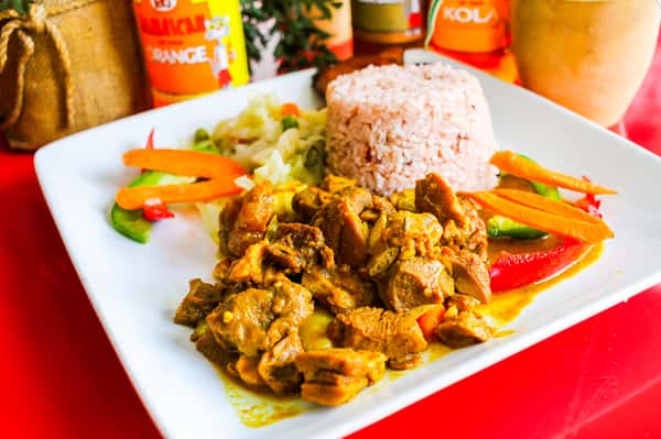 Jamaican Chicken Curry with Rice